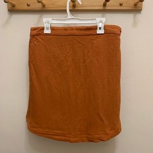 Orange Mini-Skirt